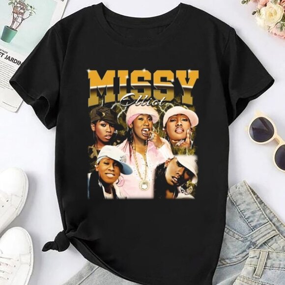 Posh M Other - Missy Elliott Bootleg 90s T Shirt 2024 Tour Music Graphic Fan Gift Retro Concert